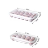 10/18 Grid Egg Storage Box Egg Tray with Lid Kitchen Refrigerator Egg Box Egg Drop Rack Egg Storage Boxes Fridge Egg Organizer 6