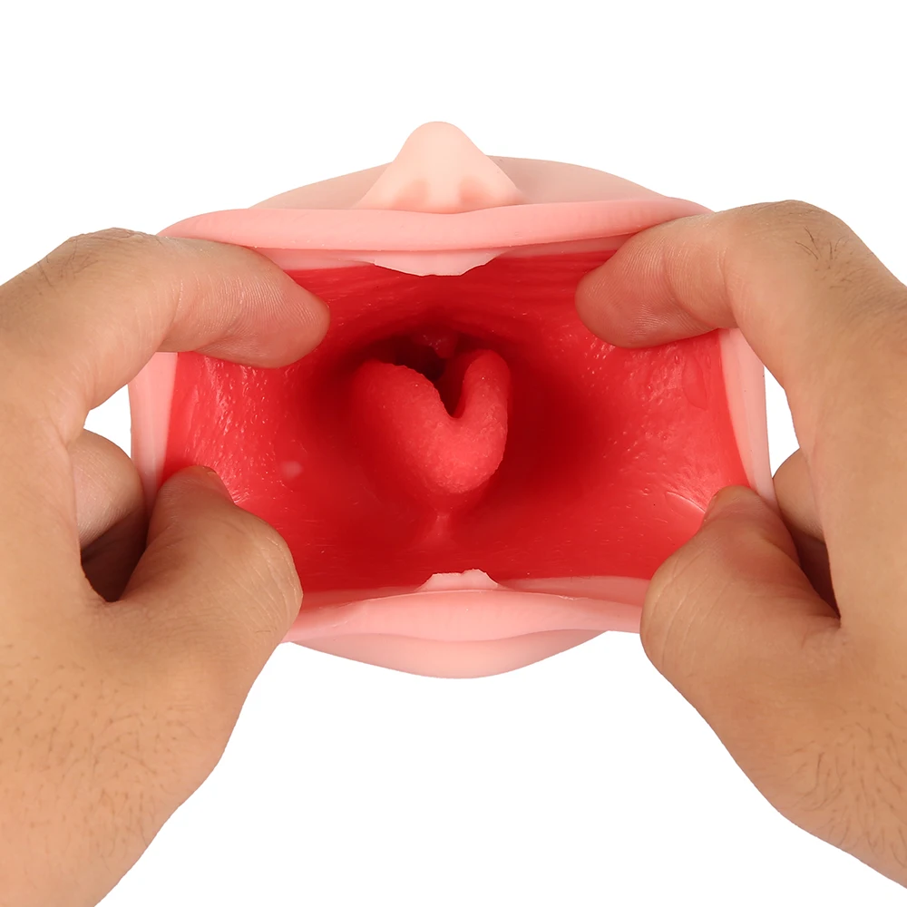 Новый реалистичный Мужской мастурбатор Aritificial оральное влагалище карман