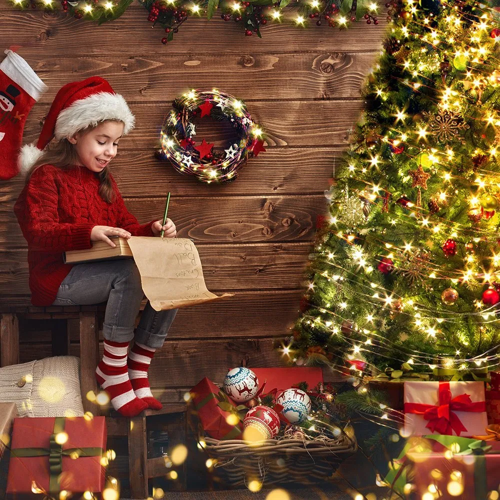 Рождественские украшения для дома год, гирлянда, сказочный светильник-Гирлянда для рождественских украшений, Елочное украшение