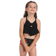 JAYCOSIN/длинные купальники для мамы и дочки(Дети); одежда для мамы и дочки с принтом; купальник из двух предметов; одинаковый Купальник; одежда