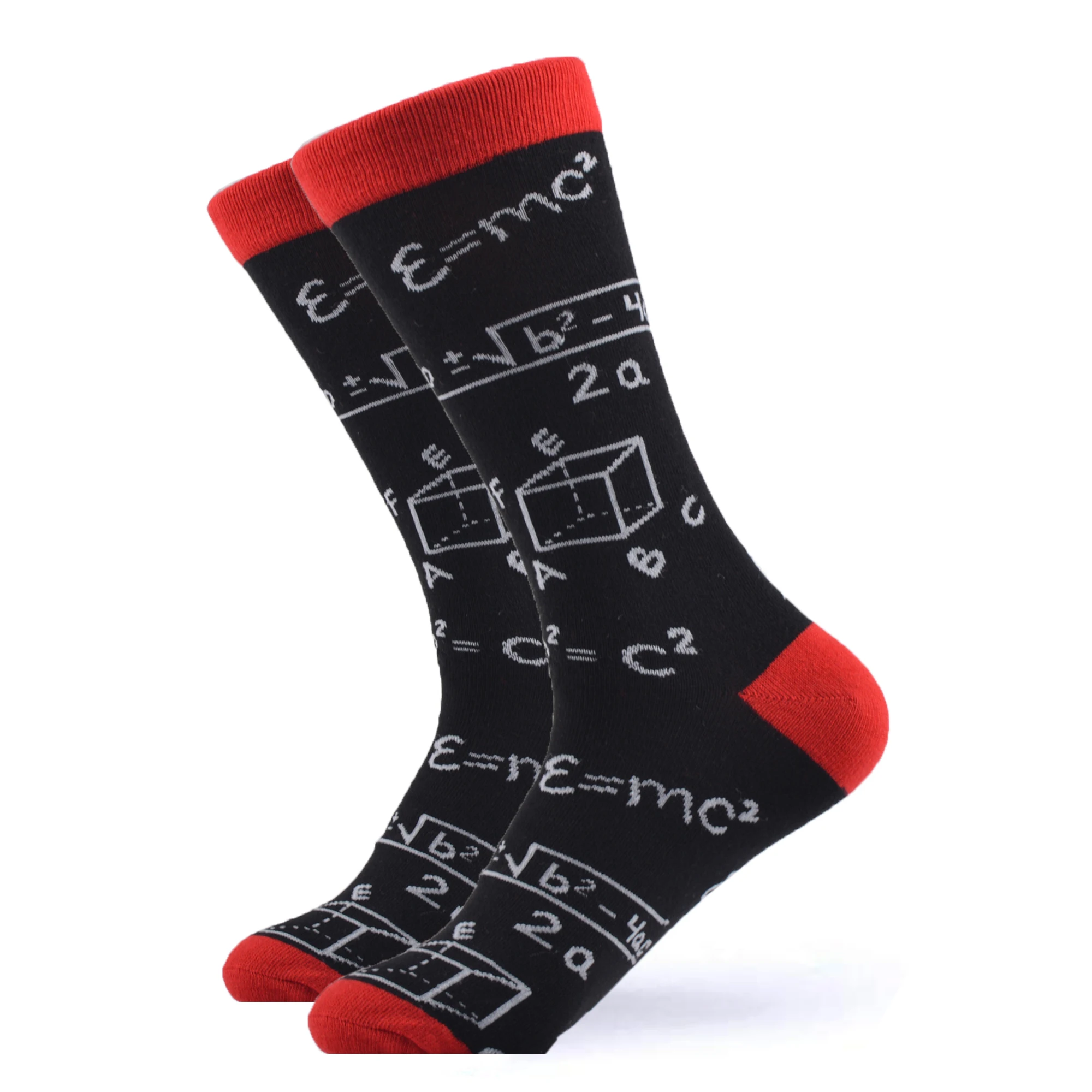 SANZETTI/1 пара счастливых носков, высокое качество, мужские цветные удобные носки из чёсаного хлопка с космонавтом, новинка, подарок к свадебному платью