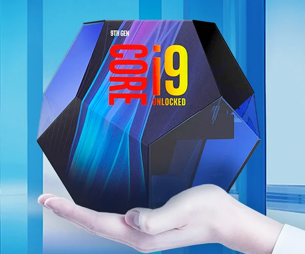 desktop Intel original box package CPU core i9 9900k
