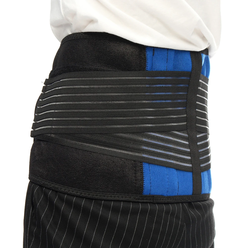 Регулируемый корсет для поддержки спины неопрен Регулируемый нижний Поясничный ремень Спортивная тренировка запястья позвоночника предотвращение травм