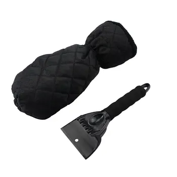 

2020 Car Ice Scraper Mittens Windshield Cleaning Snow Shovel Waterproof Thick Lined Glove Ice Scraper Tool for Outdoor Winter