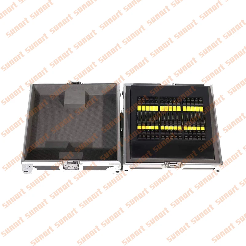 Free shipping MA Fader command wing stage effect lighting console with original logo pack by flight case for dj disco controller