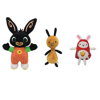 

2019 3pcs/set plush toy Cute Rabbit Plush Toy Stuffed Soft Animal Ant Shape Christmas Gift For Kids Kawaii Valentine Present