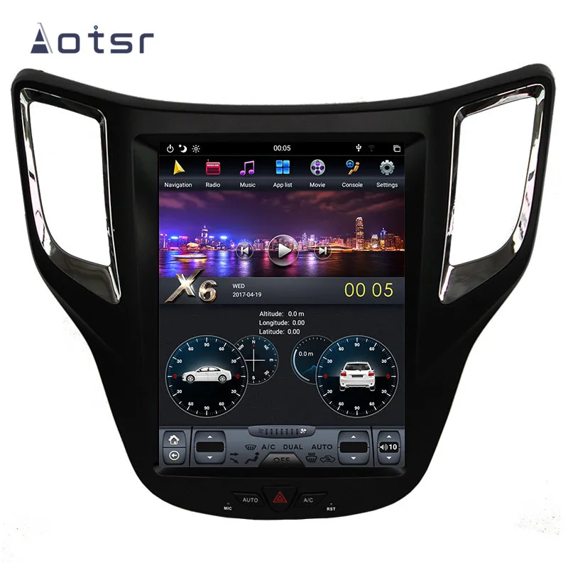 Flash Deal Tesla style Android 9.0 Car GPS Navigation car No DVD Player For Changan CS35 Auto Stereo radio Player tape recorder head unit 6