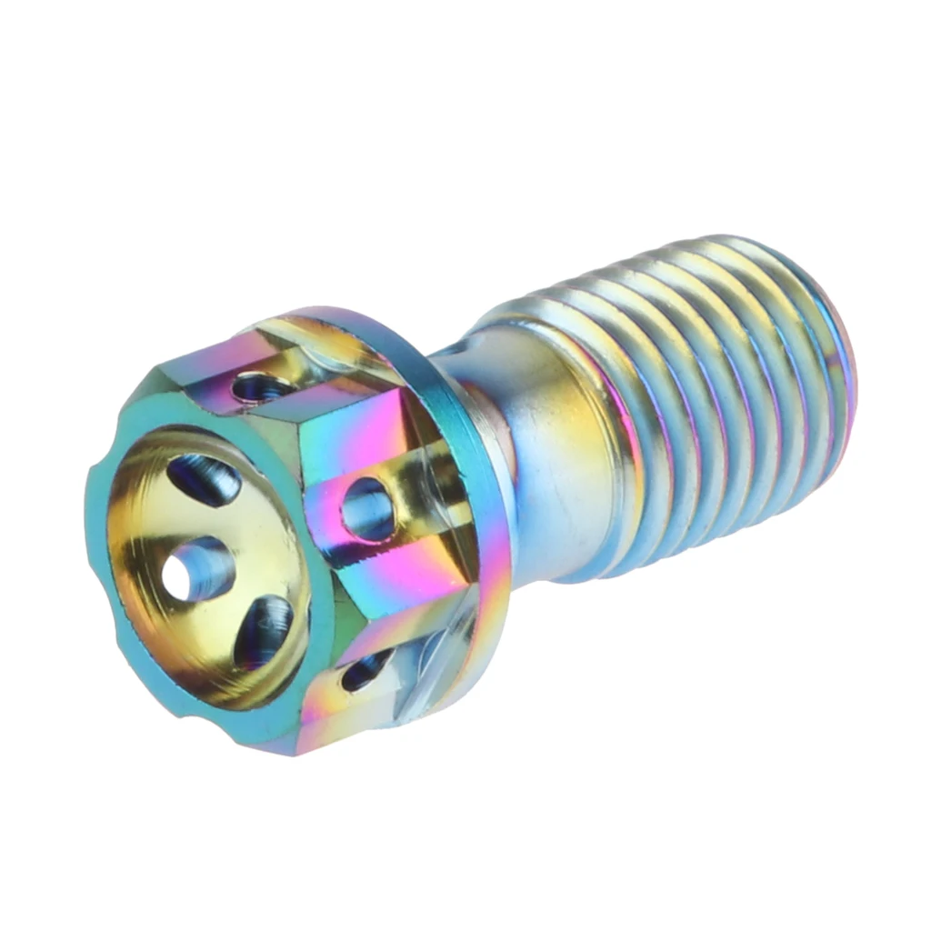 1 Pcs Titanium Alloy Banjo Bolt M10x1.25mm For Yamaha Honda Master Cylinders Brake Calipers