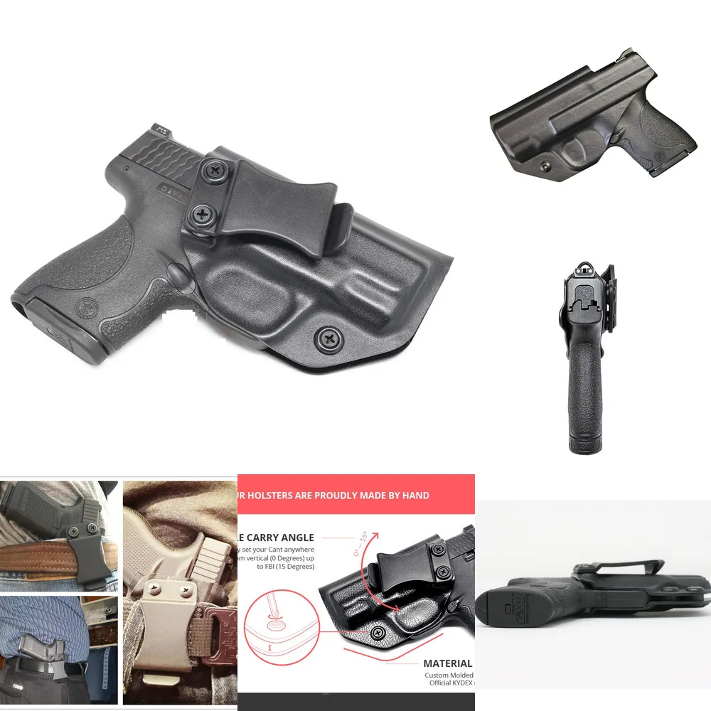 

Concealment IWB KYDEX Holster For Smith & Wesson M&P Shield & Shield Compact 2.0 9MM .40 Inside The Waistband Concealed Carry