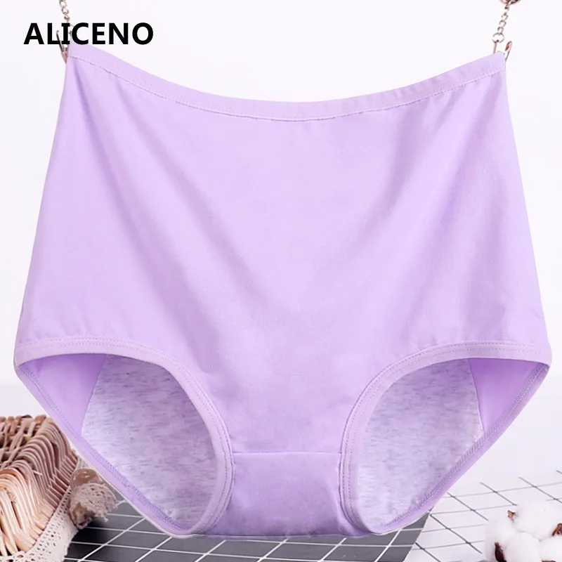 ALICENO, большой размер, XL-6XL, герметичные, менструальные трусики, физиологическое женское нижнее белье, хлопковые непромокаемые трусы 3313