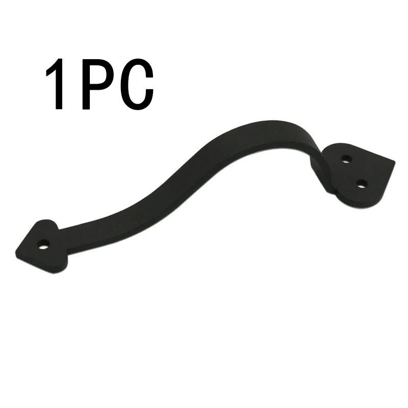 

1pcs/2pcs Door Sliding Handle Closet Wardrobe Set Cabinets Carbon Steel Black