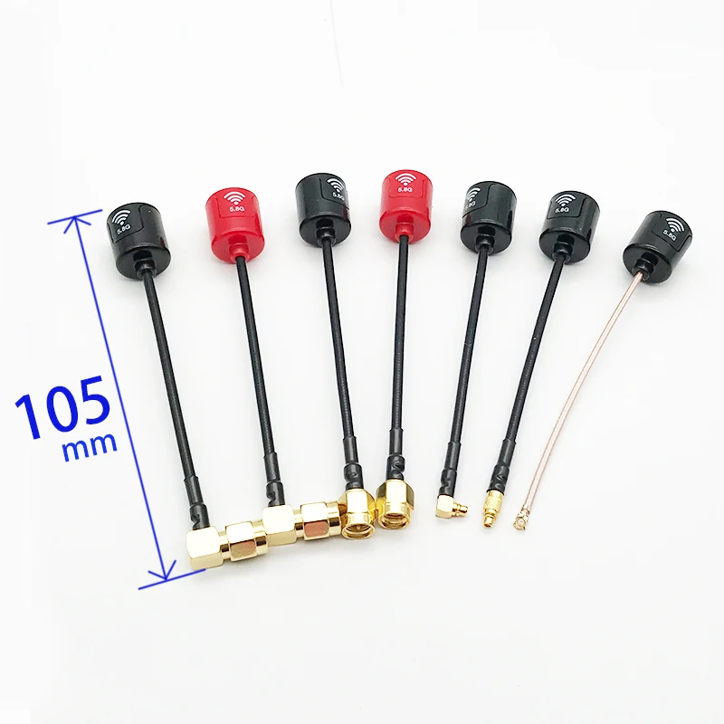 New Lollipop 4 Smaller and lighter 5.8G 2.5dBi Gain RHCP Antenna SMA RP-SMA MMCX UFL Connector For RC FPV Racing Drone Model