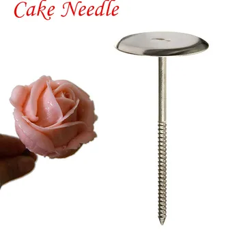 

Baking Piping Stands Tools Stainless Steel Piping Nail Ice Cream Cake Decorating Tools DIY Needle Stick Cake Flower Nails