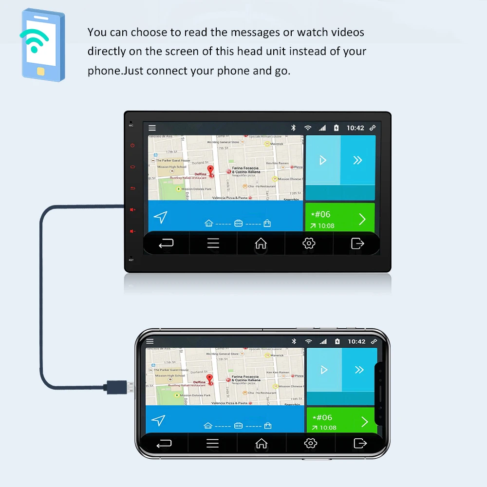 Best 10.1 inch 8 Core 2 DIN universal Android 9.0 Car Audio GPS Radio Video Player Stereo Auto BT RDS Head unit 2din with wifi usb sd 4