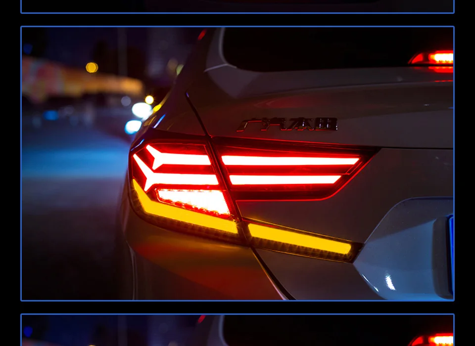 Задний фонарь для автомобиля HONDA ACCORD- светодиодный задние фары, противотуманные фары Дневные ходовые огни DRL Тюнинг автомобилей Автомобильные аксессуары