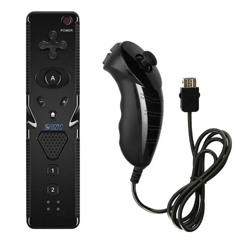 2in1 Nunchuck  with Motion Plus For Nintend Wii Game Remote Controller Joystick