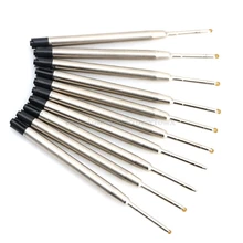 10 шт. Универсальный стандартный стиль синие чернила 1 мм Средний Перо Шариковая ручка заправки Jy20 19 Прямая поставка