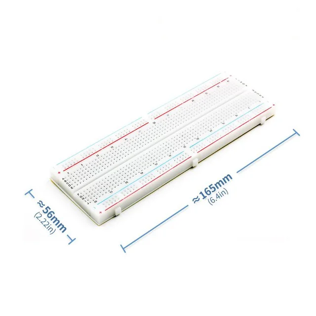 MB-102 New Breadboard 830 Point Solderless PCB Bread Board MB102 Test Develop DIY