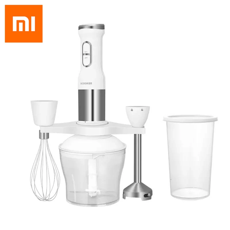 

2019 New XIAOMI MIJIA QCOOKER CD-HB01 hand Blender Electric Kitchen Portable Food Processor mixer juicer Multi function Of Quick
