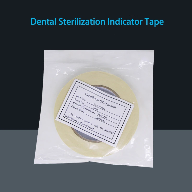 12mm19mmDentalTapeSterilizationIndicatorAutoclaveTapesDental
