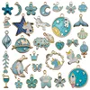 31Pcs/Set Mixed Cute Animals Plants Flowers Enamel Charms DIY Earrings Bracelet Pendant Neacklace Accessories For Jewelry Making ► Photo 2/6