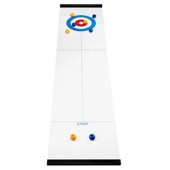 

Board Parent-child Interactive Travel Entertainment Curling Game Indoor Party Foldable Sports Toy Table Top Portable For Family