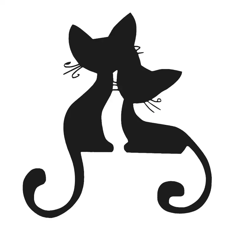 16*14.7Cm Dán Mèo Con Xe Dán Decal Dễ Thương Và Thú Vị Thời Trang Động Vật  Xe Ô Tô Phiên Bản Giới Hạn