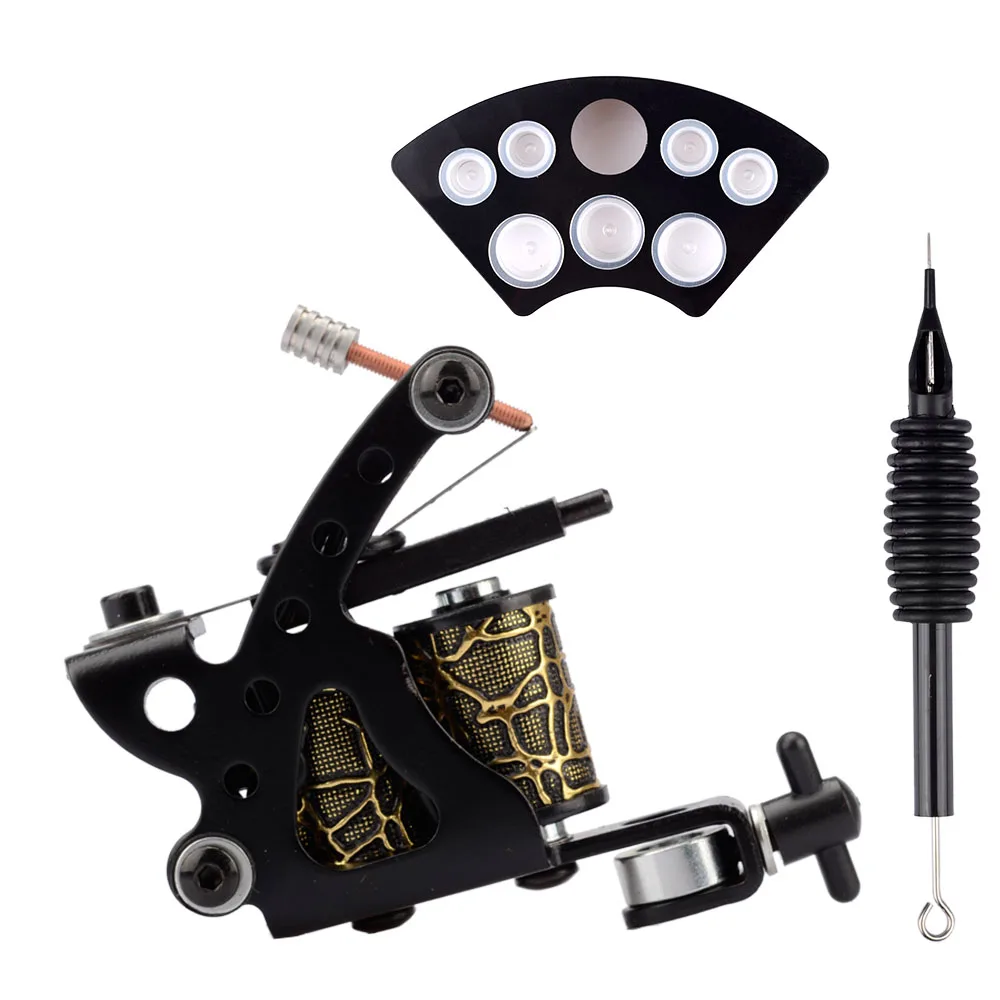 

Complete Tattoo Kit Rotary Machine Gun Set 30ML Inks Power Supply Accessories Permanent Makeup Professional Rotary Tattoo Set