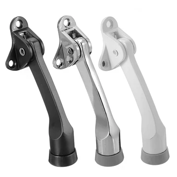 

1pc Door Stopper Zinc Alloy Door Stop Kick Down Rubber Buffer Dampening Bumper Wall Protector Wall Mount Stopper