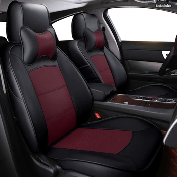 

KOKOLOLEE Custom Leather car seat cover For Chrysler 300C PT Cruiser Grand Voager Sebring Automobiles Seat Covers car seats
