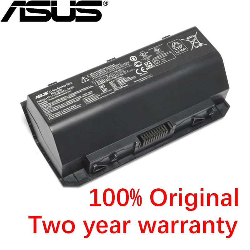 Cena ASUS oryginalny 5900mAh A42 G750 bateria do laptopa ASUS ROG G750 G750J G750JH G750JM G750JS G750JW G750JX G750JZ serii 15V 88Wh