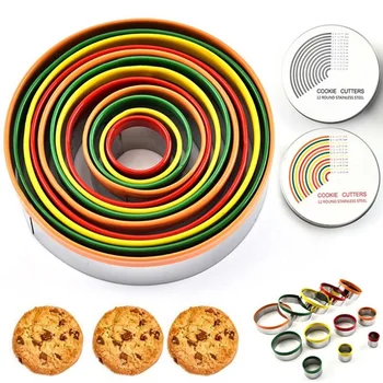

Stainless steel biscuit cutting Kit cookie cutters 12pcs/box
