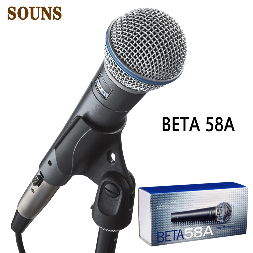 SM58 50th Anniversary Edition，Wired Live Vocals Dynamic Professional Microphone,Mic SM58-50A SM58 for Studio,karaoke,gaming,PC