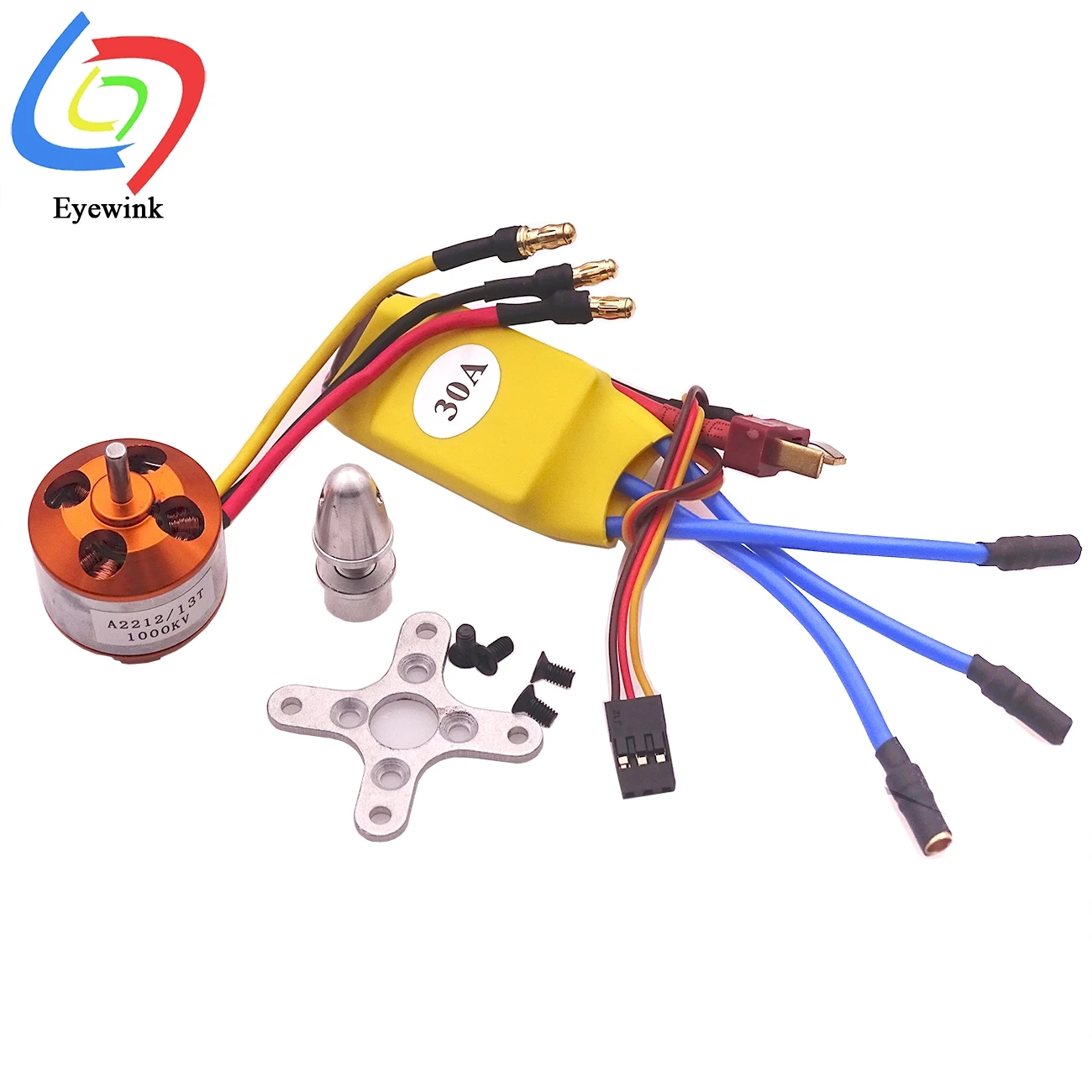 

XXD 930KV 1000KV 1400KV 1800KV 2200KV 2450KV Brushless Motor with 30A Brushless ESC Motor Speed Controller for RC Drone