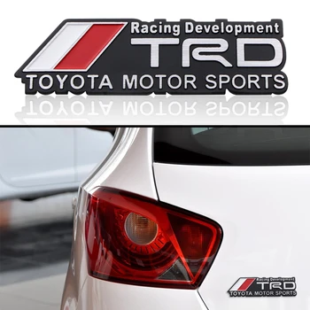 

NEW Car Logo Square Bar Zinc Alloy Car Design Emblem Badge Auto Replacement 3D Sticker For Toyota Crown Reiz Corolla Camry