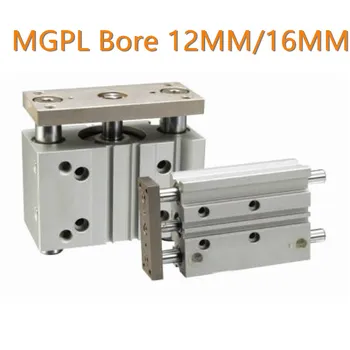 

MGPL Bore12mm/16mm Compact Cylinder Miniature Guide Rod Air Cylinder SMC Type ISO Double Acting Pneumatic Automation Parts