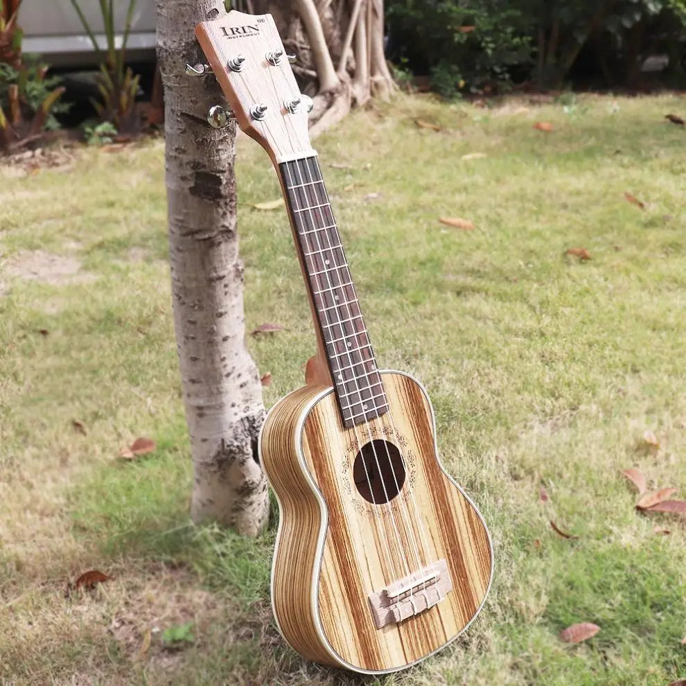 Укулеле 21 дюймов сопрано укулеле дерево 15 Лада четыре струны гитары Ukelele музыкальный струнный инструмент Лидер продаж