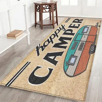 

New Flannel Super Soft Area Rug Printed Decorative Rectangle Floor Mat For Kitchen Living Dining Dorm Room Bedroom Home Decor