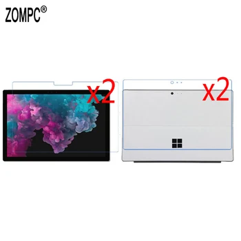 

2 Sets Front&Back Full body Soft Clear Screen Protector Film For Microsoft New Surface Pro 3 4 5 6 7 12" Go 10" RT Pro 1 2 10.6"
