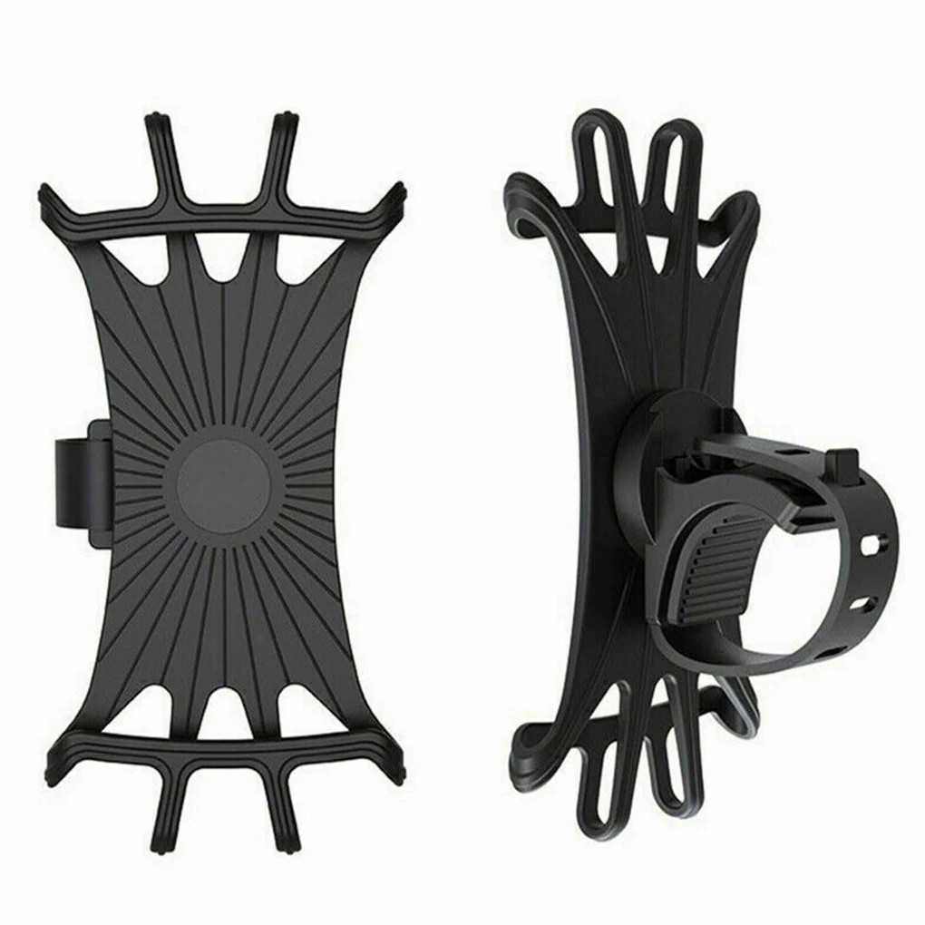 Shockproof Mount Phone Holder Elastic Silicone Stand Universal Mobile phone GPS Holder For iPhone 12 11 Huawei Xiaomi Samsung mobile phone stand