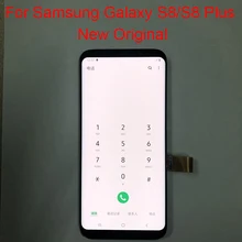 

Original S8 LCD For Samsung Galaxy S8 Plus Display With Frame SM-G950F G955F/DS G950A G955U LCD Touch Screen Digitizer Parts