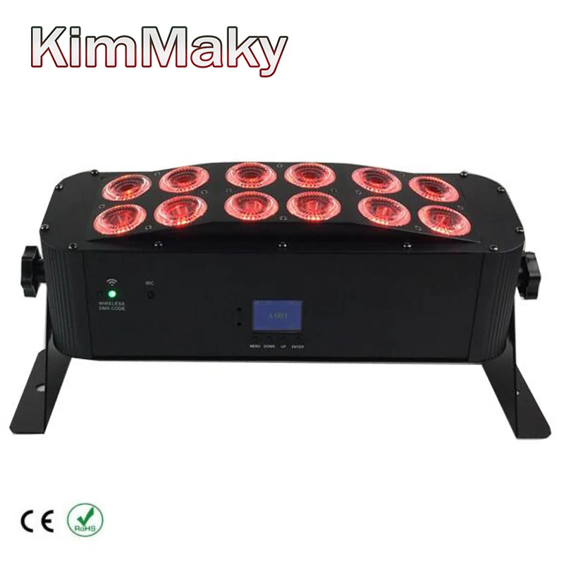 Новый Fly Smart Case 6/lot телефон панели управления с подсветкой DJ света мытья стены 12x18