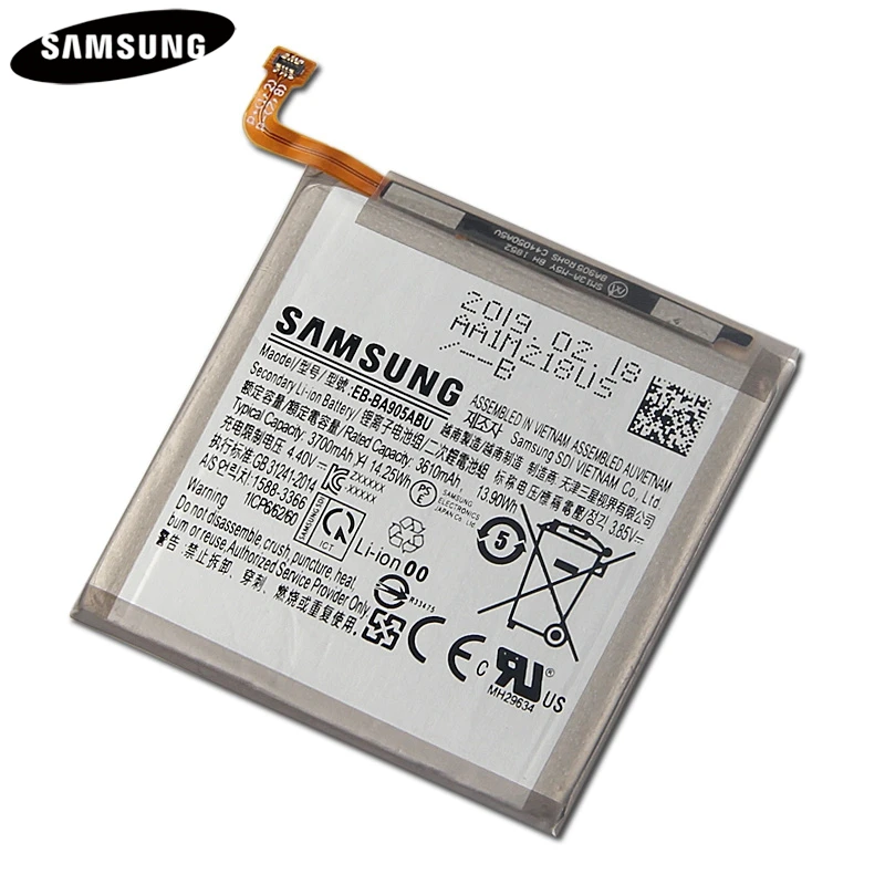 Аккумулятор для телефона EB-BA905ABU для samsung Galaxy A80 A90 сменный аккумулятор 3700 мАч