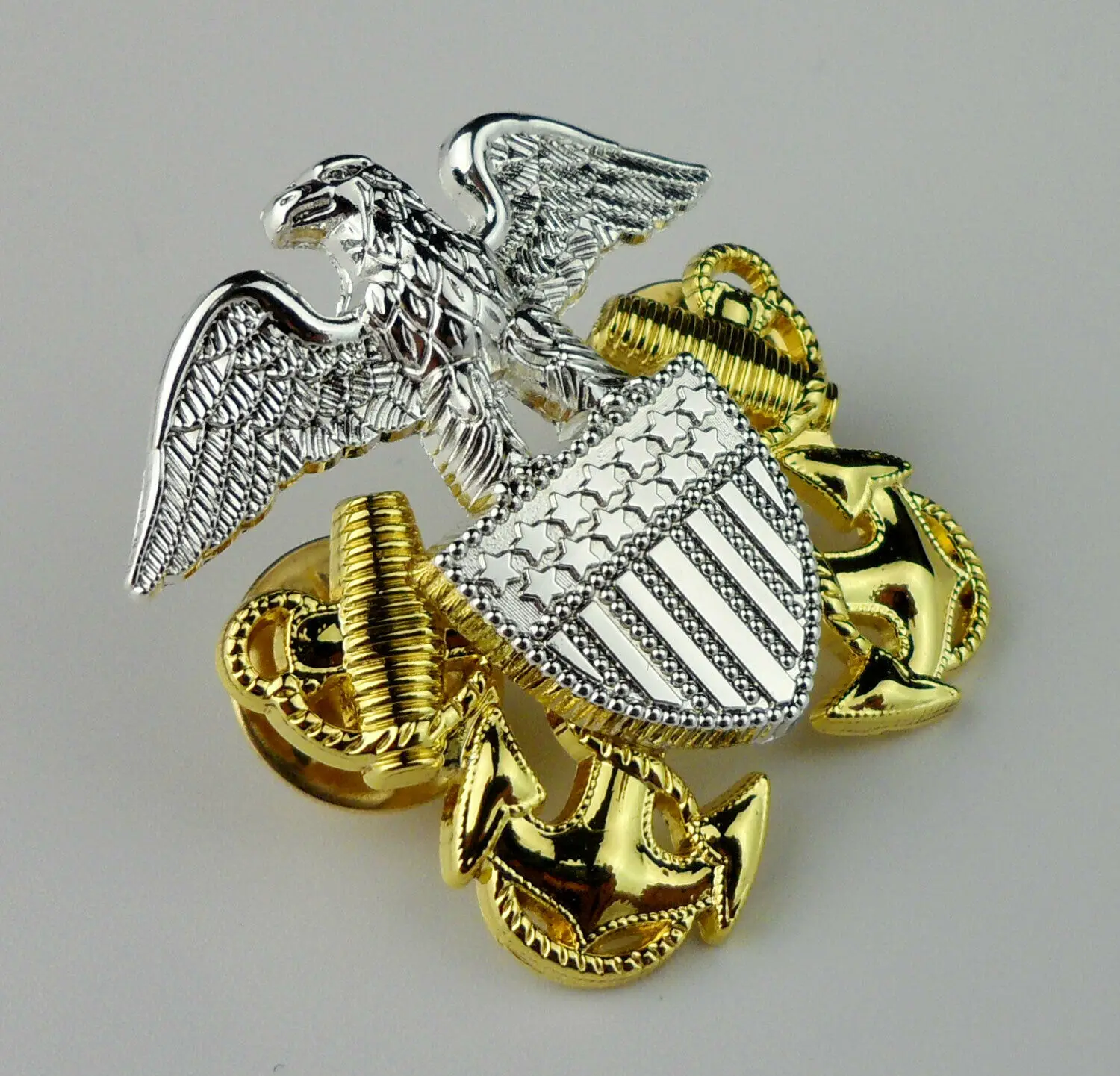 tomwang2012. Metal US Navy Beret Cap Badge Pin-1726