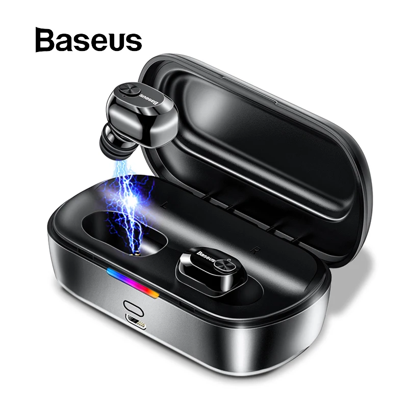 TWS наушники Baseus W01 с поддержкой Bluetooth 5 0 и микрофоном|Наушники гарнитуры| |