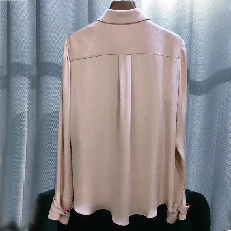 Дизайнерская блузка для женщин, однотонная розовая блузка для женщин