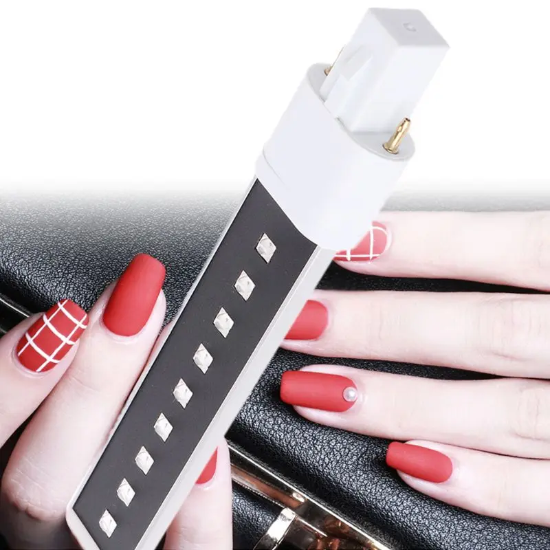 

1PC 9W Nail Art Gel Curing Dryer Light Tube UV Lamp Bulb Manicure Lamps Tools