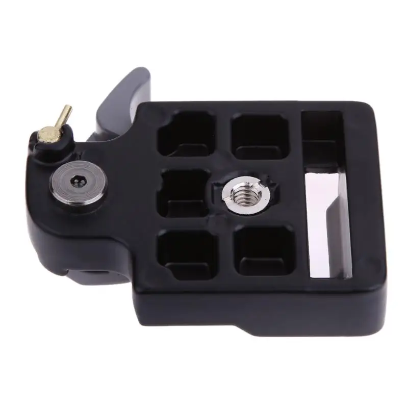 Black Camera 323 Quick Release Adapter with Manfrotto 200PL-14 Compat Plate