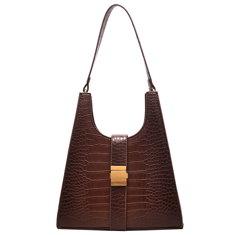 

Hong Kong Style Retro 2019 New Women's Bag Tide Korean Shoulder Fashion Texture Simple Handbag gg