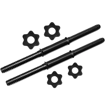 

Hot AD-1 Pair Dumbbell Bars for Exercise Collars Weight Lifting Standard Adjustable Threaded Dumbbell Handles 45cm